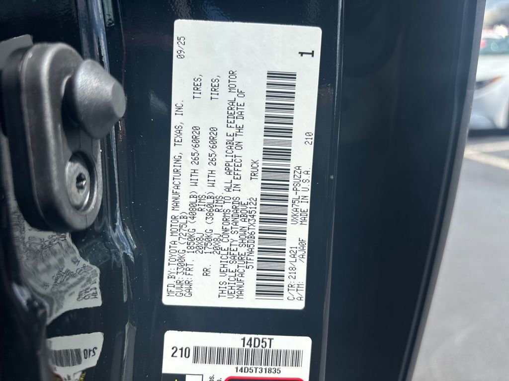 New 2026 Toyota Tundra Platinum image 20