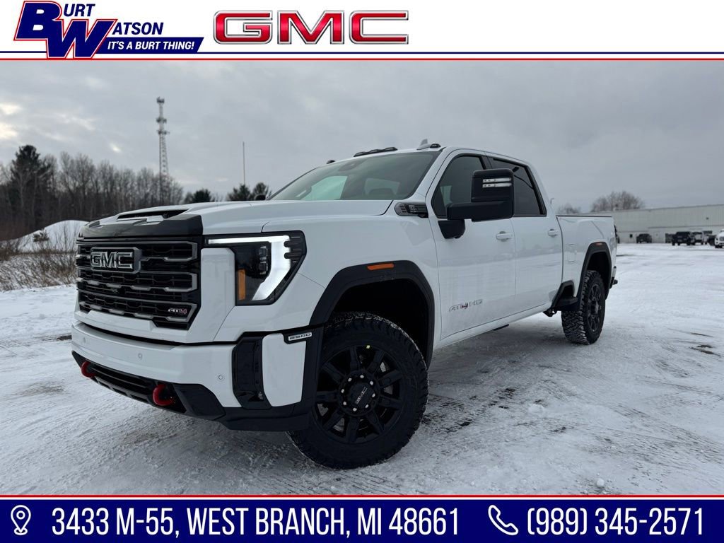 New 2026 GMC Sierra 2500 AT4 w/ LPO, Black Badging Package