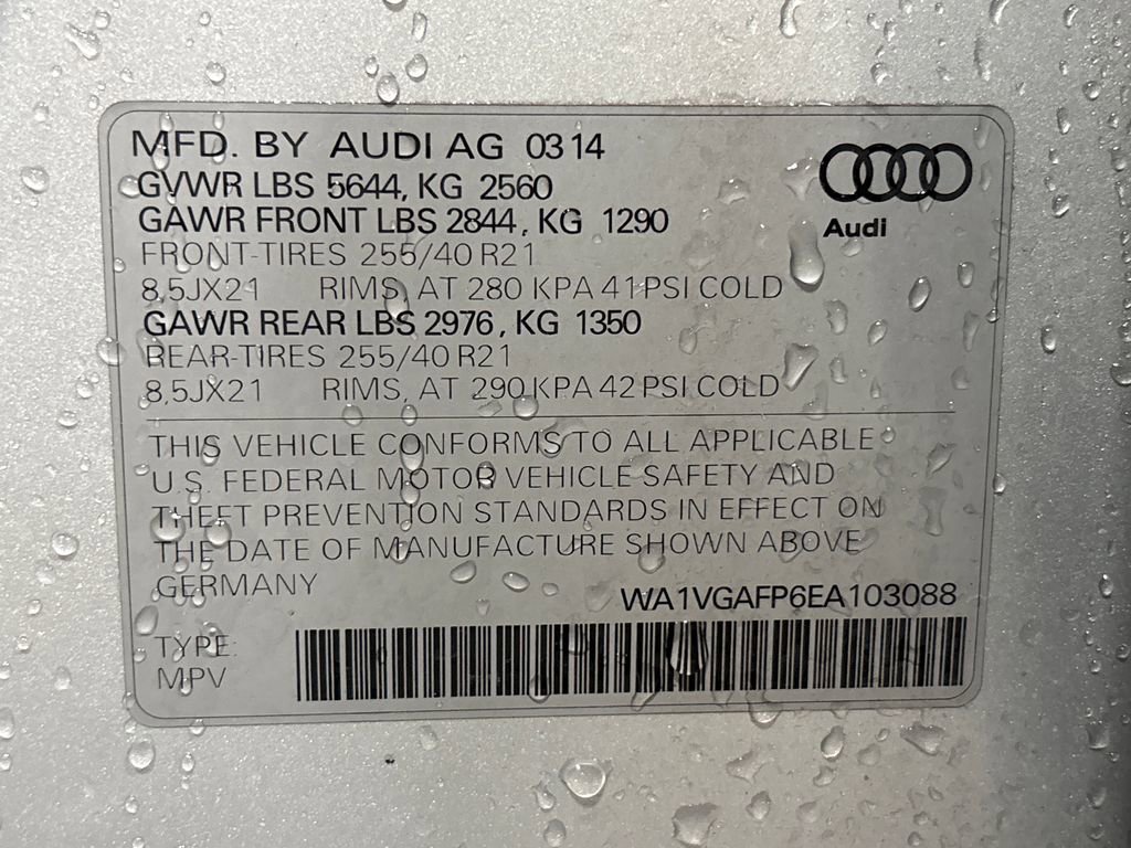 Used 2014 Audi SQ5 Prestige w/ Prestige Package AWD/4WD image 21