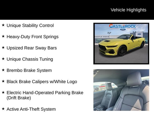 New 2025 Ford Mustang GT Premium w/ GT Performance Package image 14