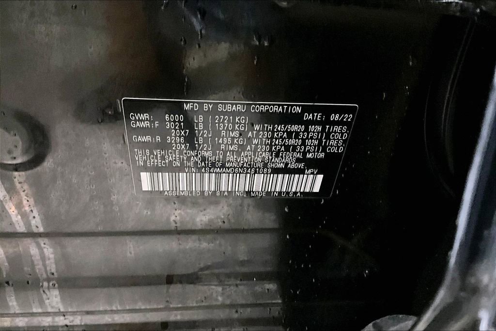 Used 2022 Subaru Ascent Limited image 19