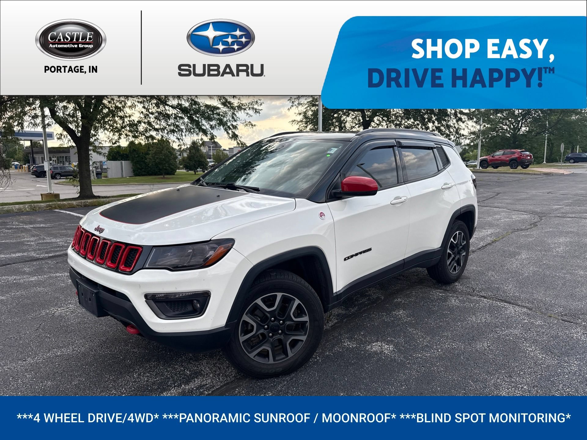 Used 2021 Jeep Compass Trailhawk w/ Sun and Sound Group AWD/4WD image 1