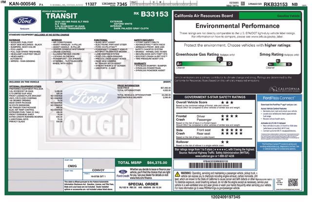 Used 2024 Ford Transit 350 XLT RWD image 15