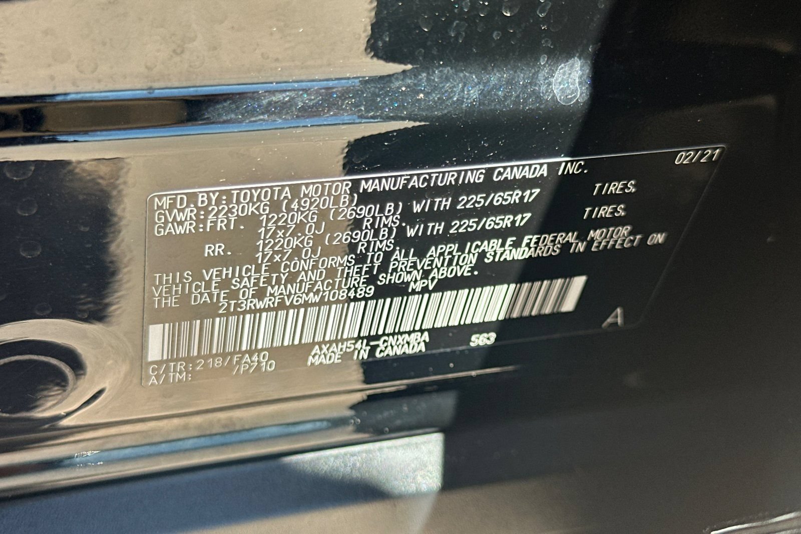 Certified 2021 Toyota RAV4 XLE AWD/4WD image 36