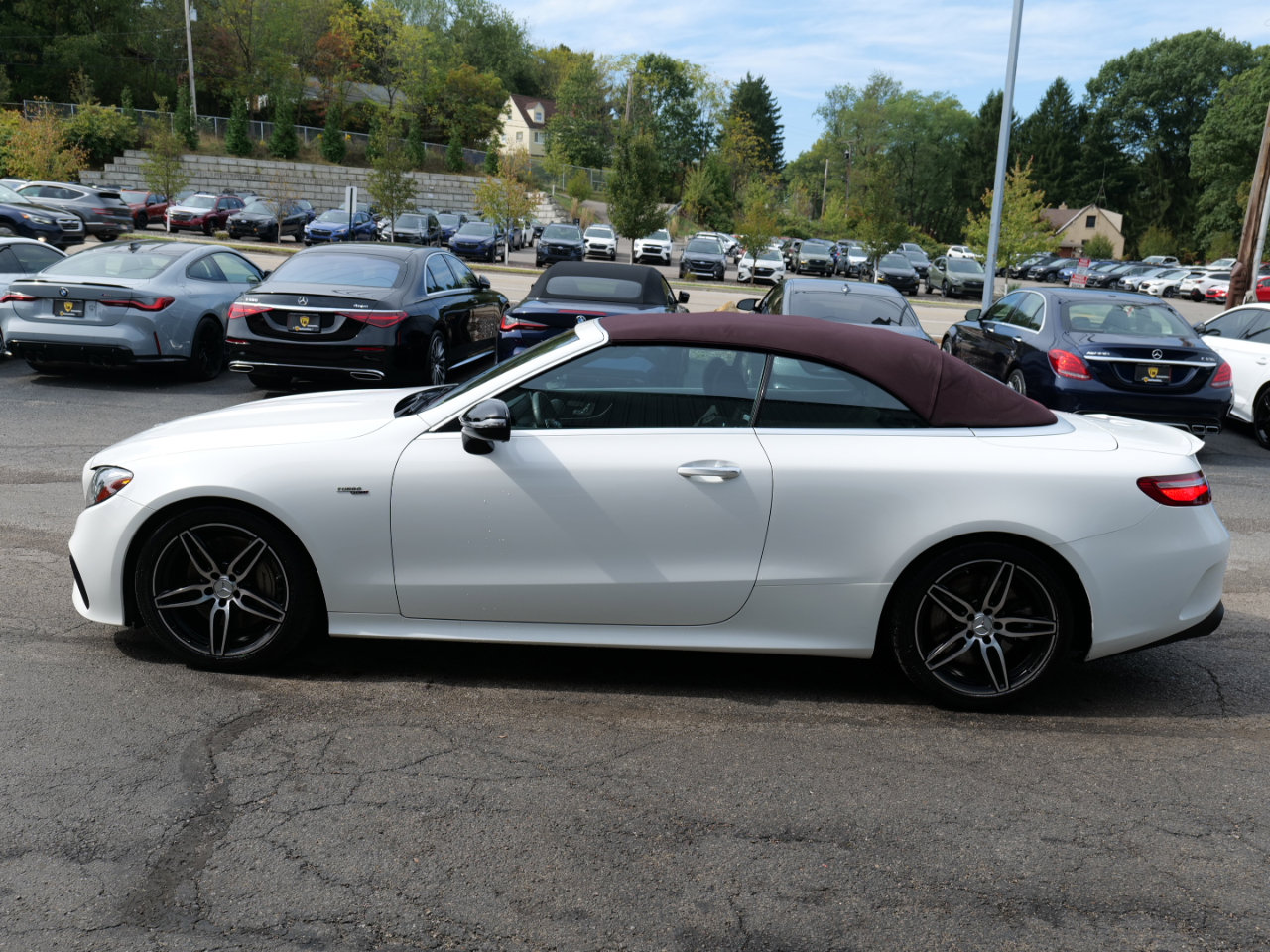 Used 2020 Mercedes-Benz E 53 AMG 4MATIC Cabriolet w/ Driver Assistance Package image 91