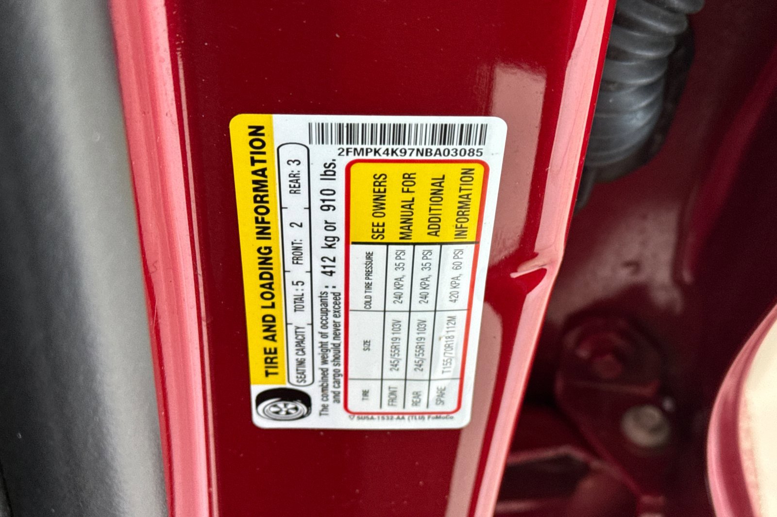 Certified 2022 Ford Edge Titanium w/ Class II Trailer Tow Package image 29