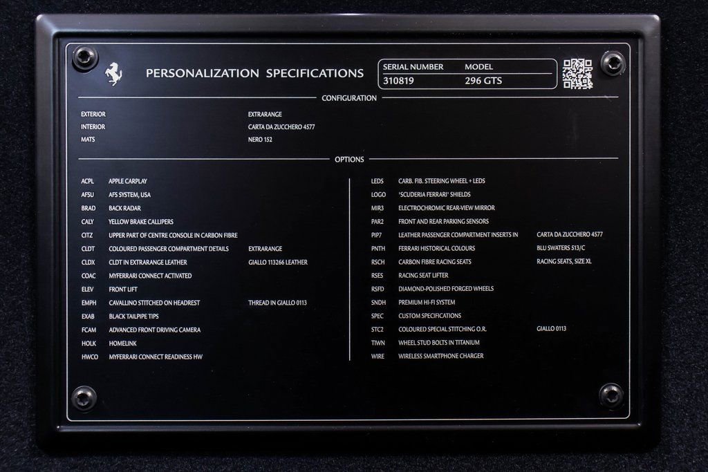 Certified 2024 Ferrari 296 GTS image 60