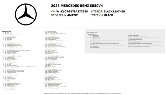 Used 2023 Mercedes-Benz S 580 4MATIC Sedan image 26