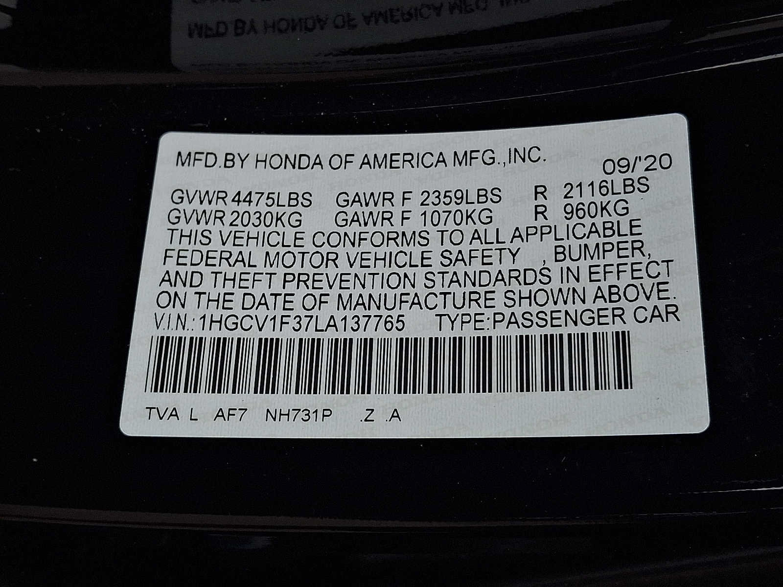 Used 2020 Honda Accord Sport image 25