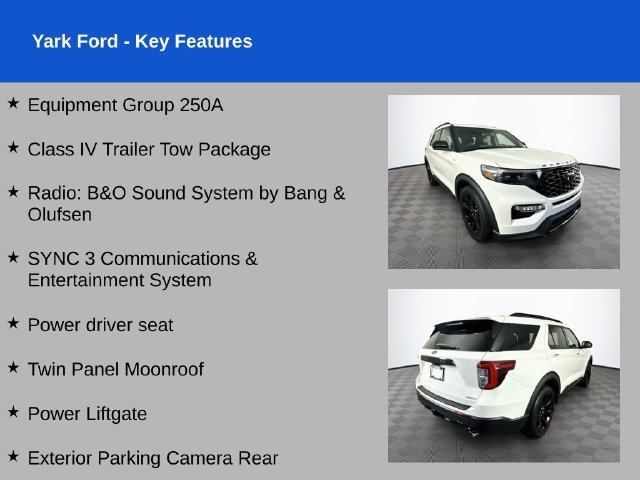 Certified 2023 Ford Explorer ST-Line w/ Class IV Trailer Tow Package AWD/4WD image 2