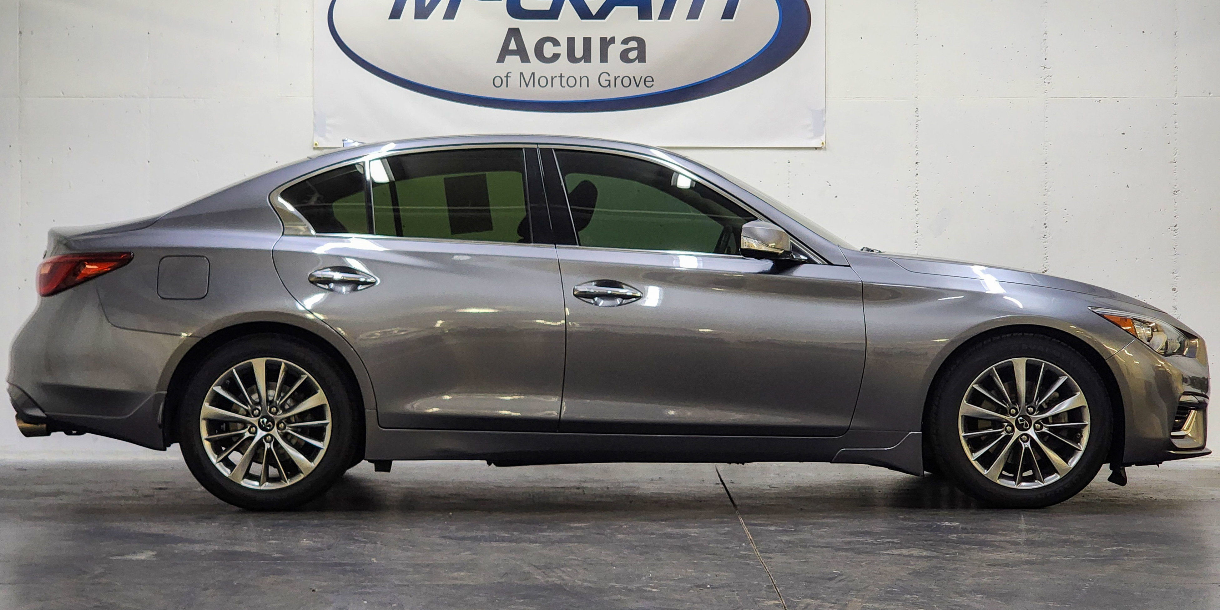 Used 2022 INFINITI Q50 Luxe w/ Cargo Package AWD/4WD image 3