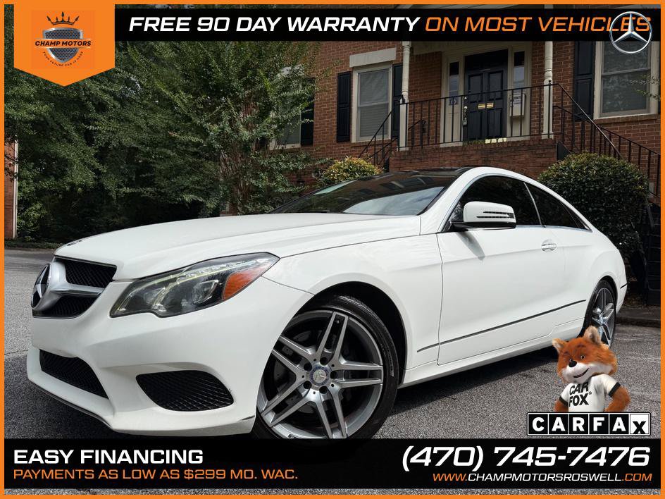 Used 2014 Mercedes-Benz E 350 4MATIC Coupe w/ Premium 1 Package
