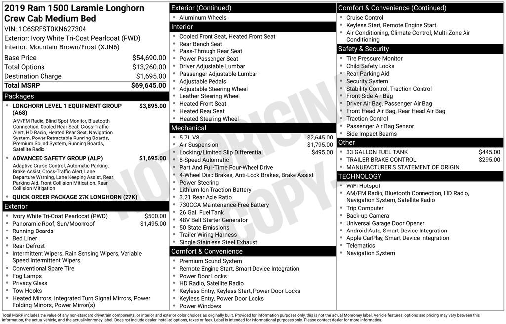 Used 2019 RAM 1500 Limited image 10
