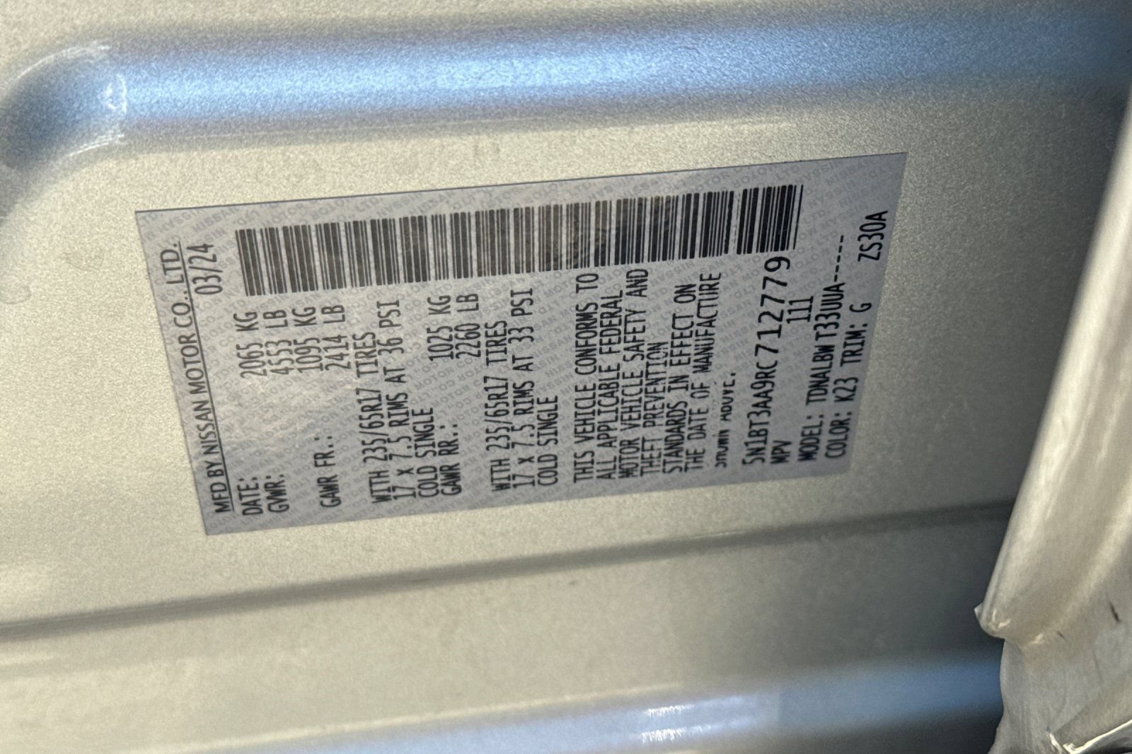 Certified 2024 Nissan Rogue S FWD image 34