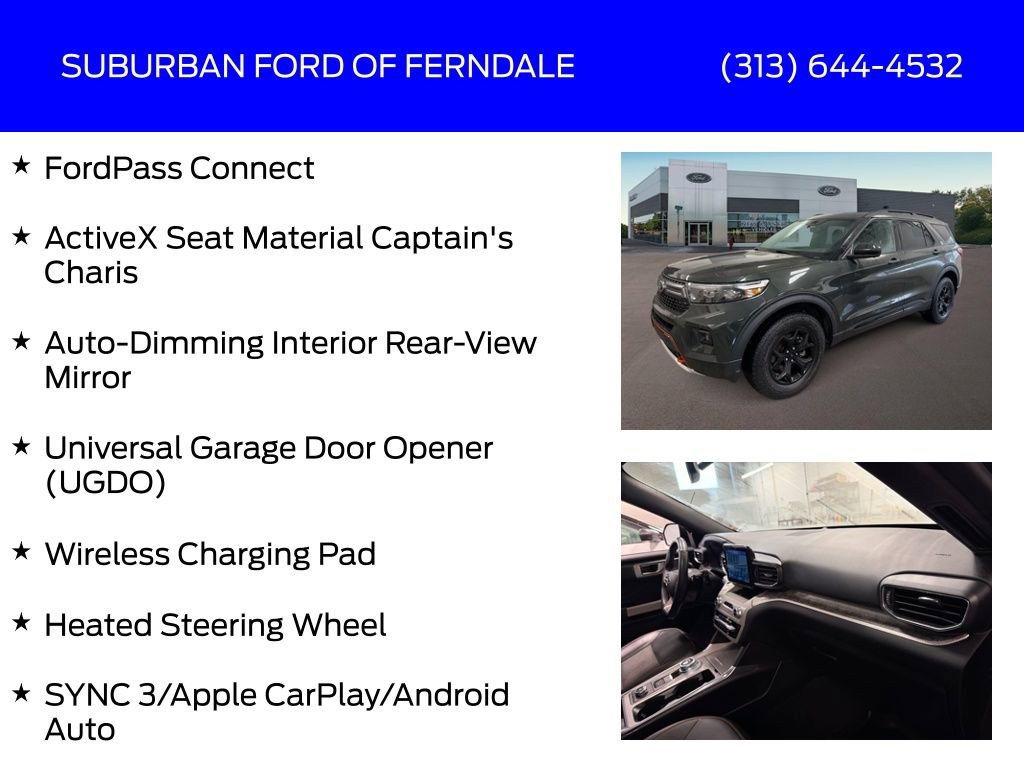 Used 2022 Ford Explorer Timberline w/ Timberline Technology Package AWD/4WD image 21