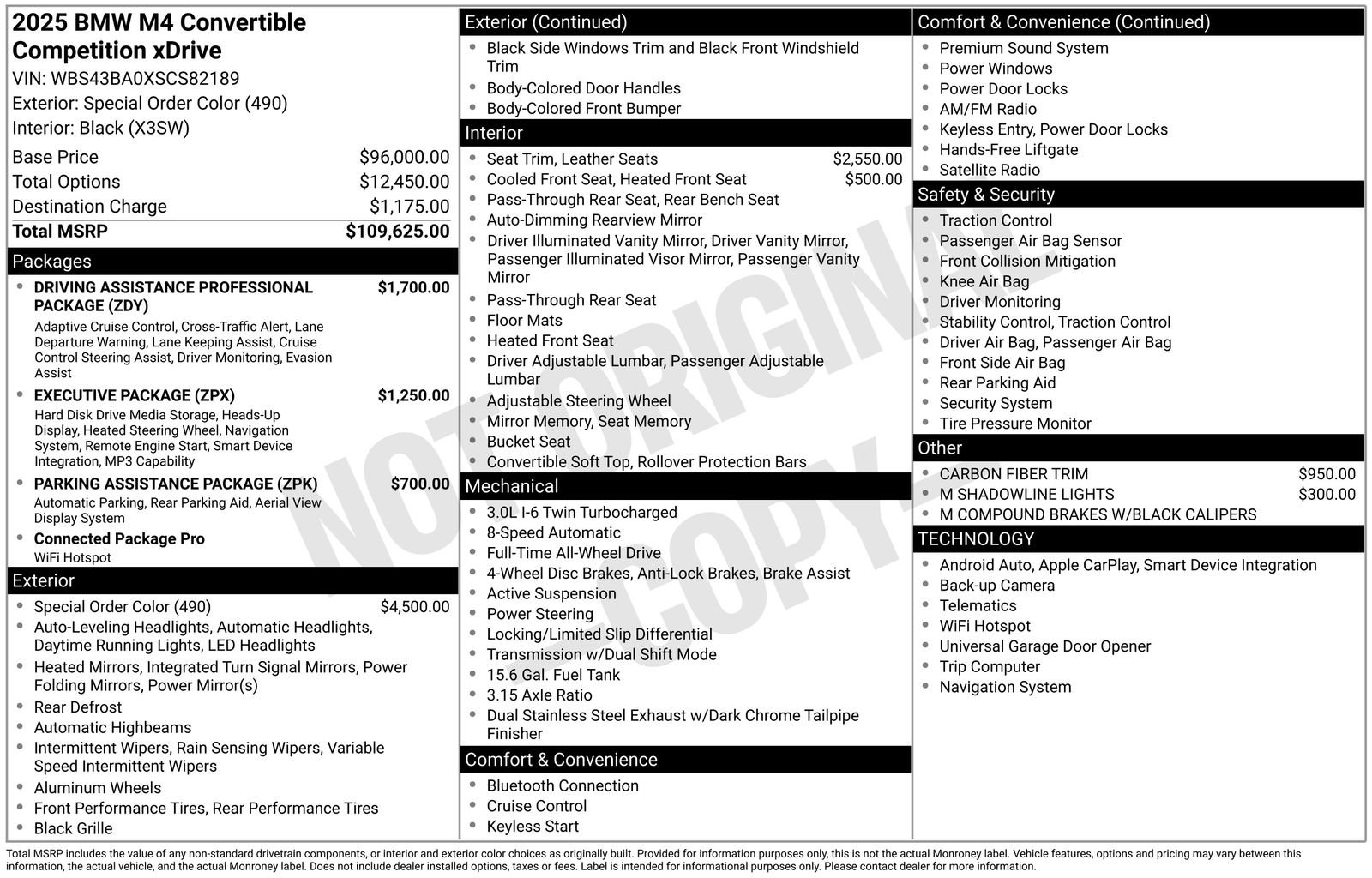 Used 2025 BMW M4 xDrive Competition image 41