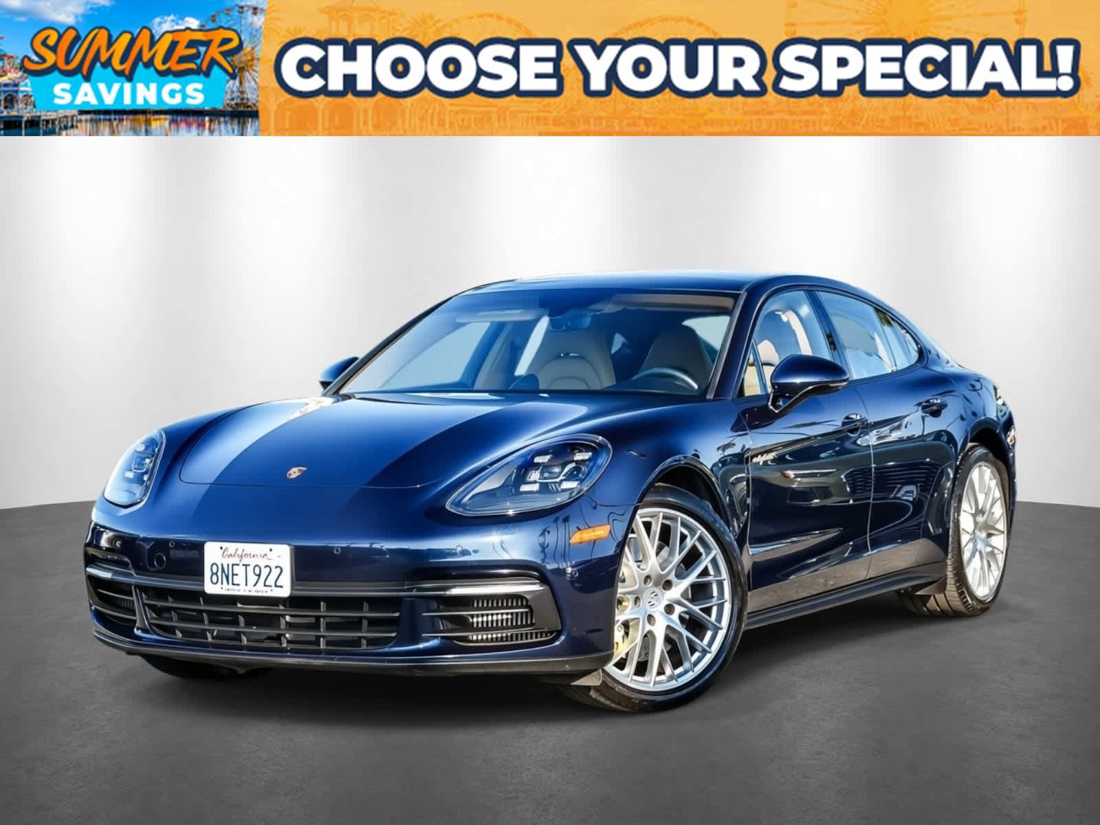 Used 2019 Porsche Panamera 4 AWD/4WD image 1