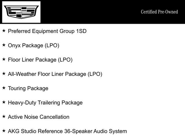 Used 2023 Cadillac Escalade V w/ LPO, ONYX Package