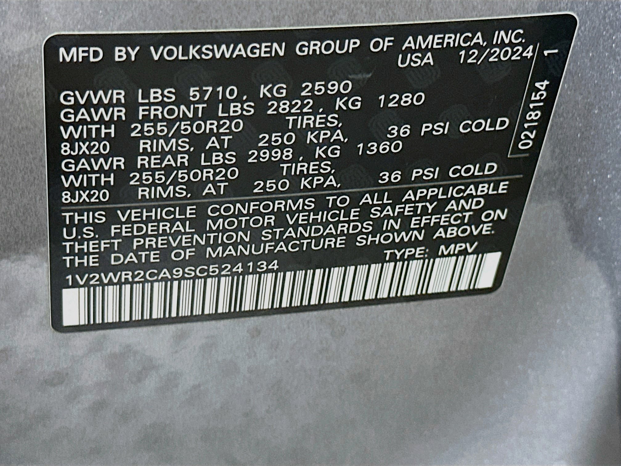 Used 2025 Volkswagen Atlas SE FWD image 12