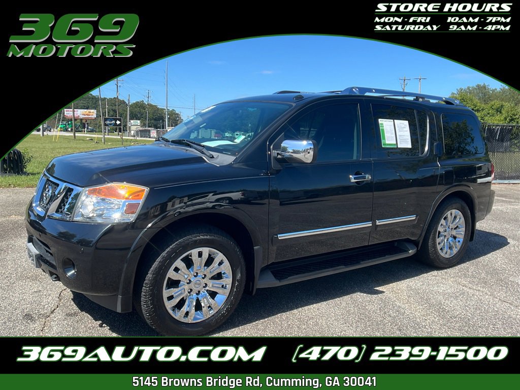 Used 2015 Nissan Armada Platinum w/ 2nd Row Captain Seat Package