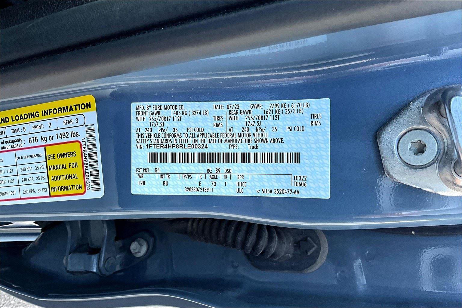 Certified 2024 Ford Ranger XLT AWD/4WD image 33