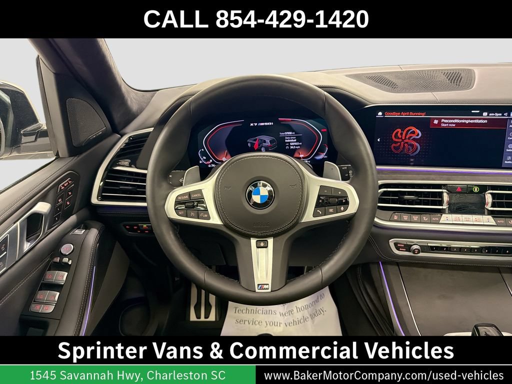 Used 2020 BMW X7 M50i w/ Luxury Seating Package AWD/4WD image 23