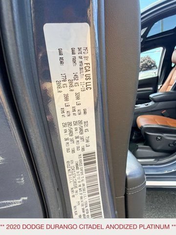 Certified 2020 Dodge Durango Citadel AWD/4WD image 22