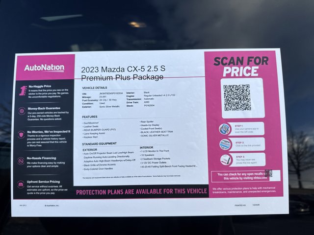 Used 2023 MAZDA CX-5 AWD 2.5 S w/ Premium Plus Pkg image 26