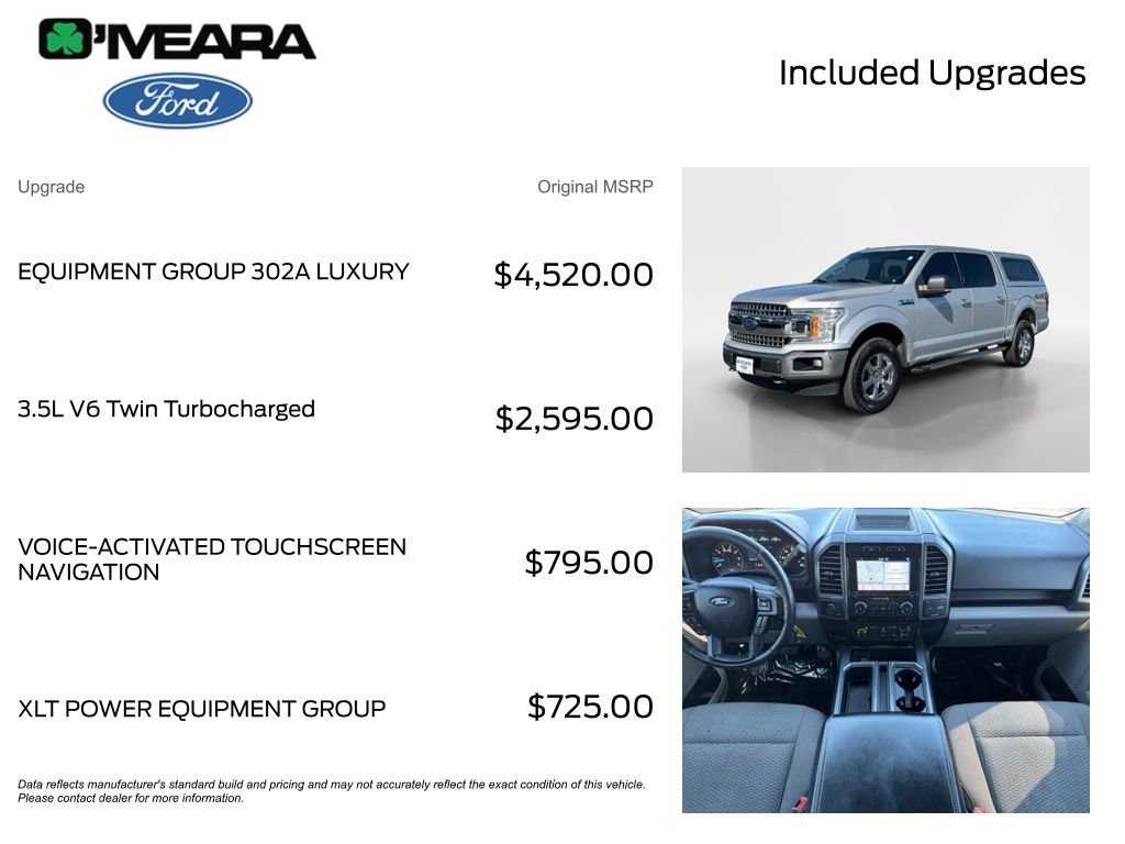 Used 2018 Ford F150 XLT w/ Equipment Group 302A Luxury image 4