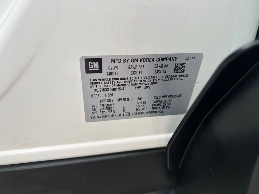 Used 2021 Chevrolet TrailBlazer ACTIV w/ Convenience Package AWD/4WD image 16