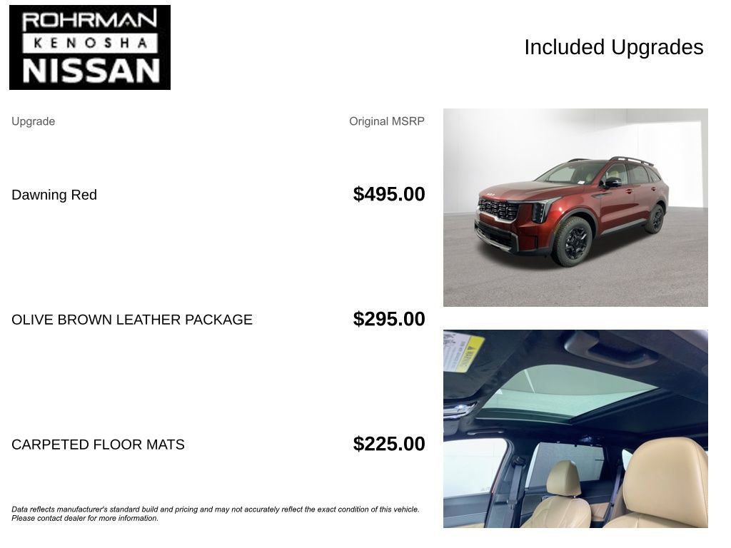 Used 2024 Kia Sorento SX Prestige w/ Olive Brown Leather Package image 4