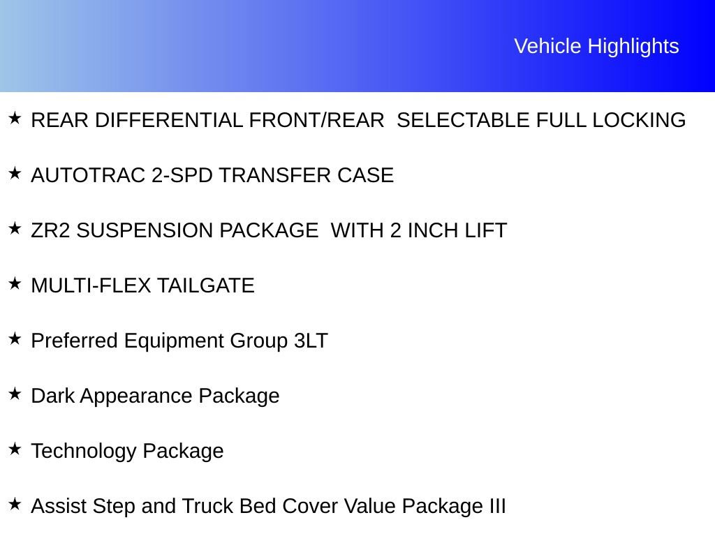 Used 2026 Chevrolet Silverado 1500 ZR2 AWD/4WD image 9