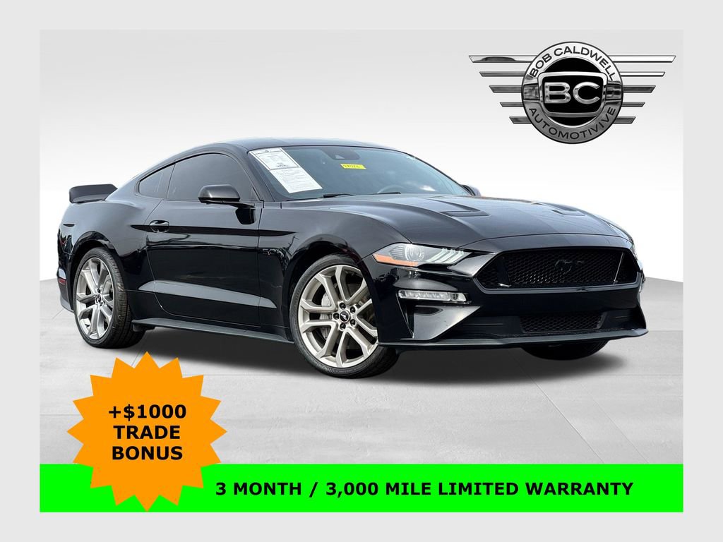 Used 2021 Ford Mustang GT Premium w/ Black Accent Package RWD image 1