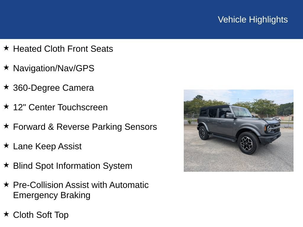 Certified 2023 Ford Bronco Outer Banks AWD/4WD image 28