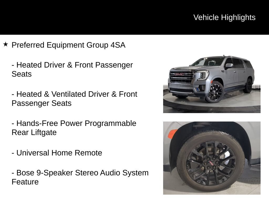 Used 2023 GMC Yukon XL SLT w/ SLT Premium Package AWD/4WD image 13