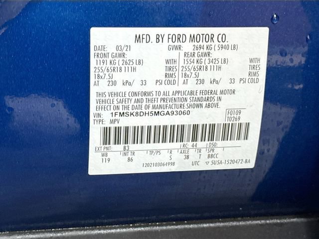 Used 2021 Ford Explorer XLT image 33