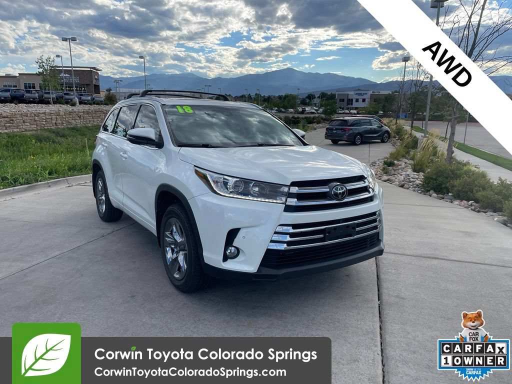 Used 2018 Toyota Highlander Limited Platinum AWD/4WD image 1