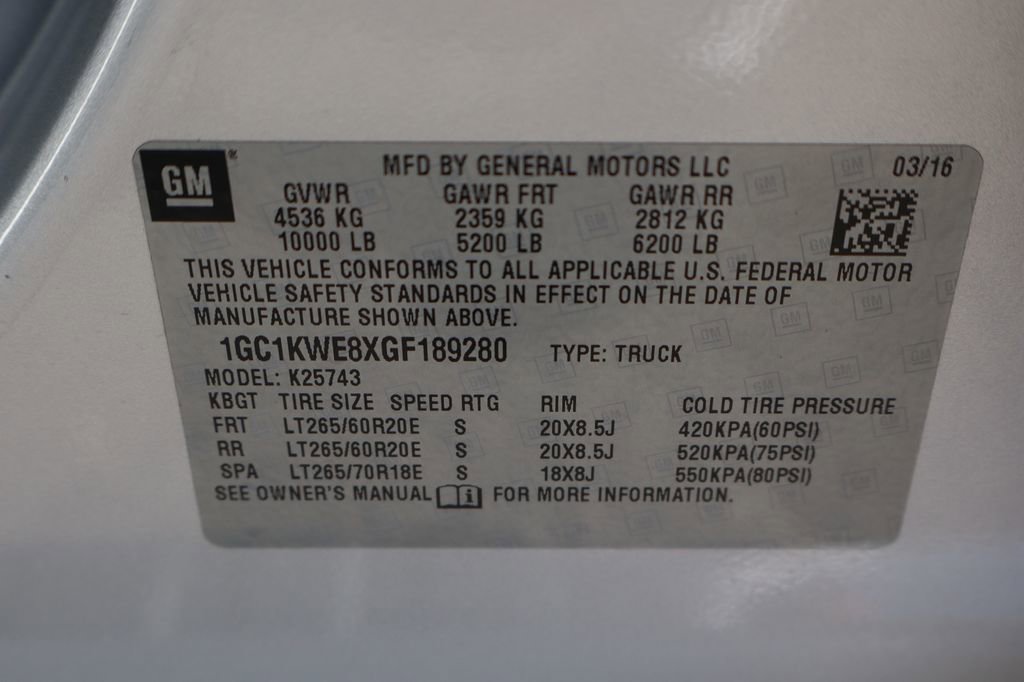 Used 2016 Chevrolet Silverado 2500 LTZ w/ Duramax Plus Package image 58