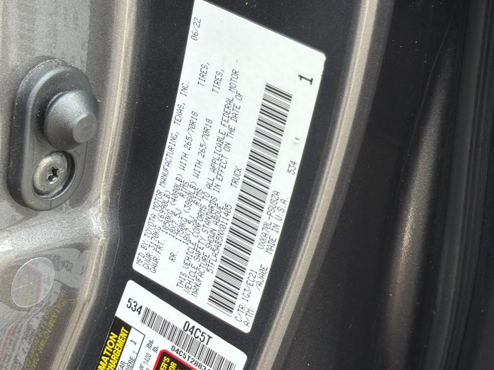 Used 2022 Toyota Tundra SR5 w/ SR5 Premium Package RWD image 35