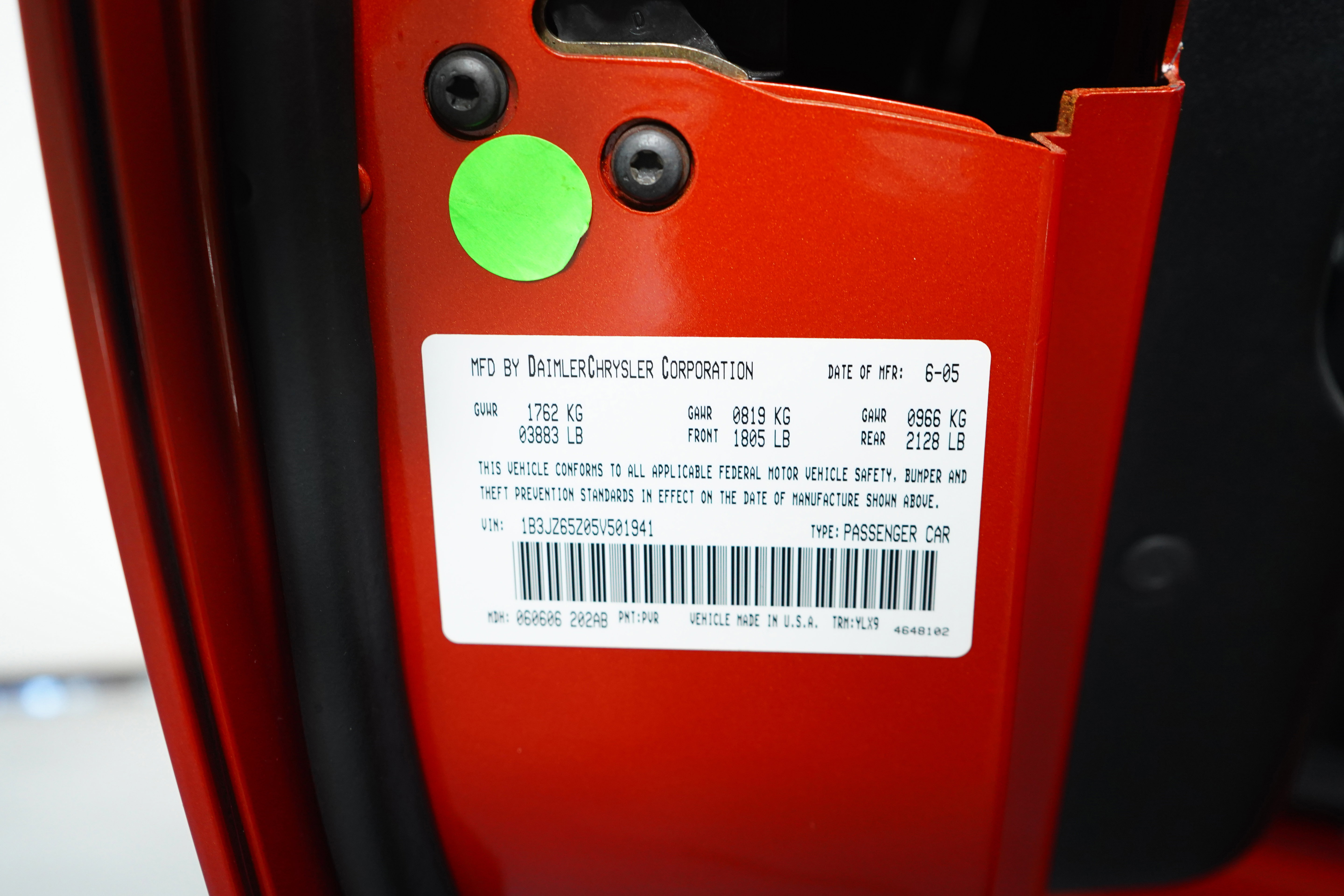 Used 2005 Dodge Viper SRT-10 w/ Copperhead Edition Group image 47