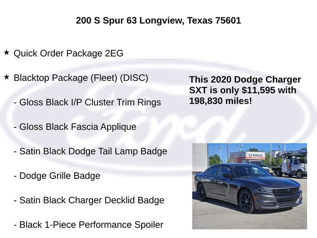 Used 2020 Dodge Charger SXT w/ Blacktop Package image 5