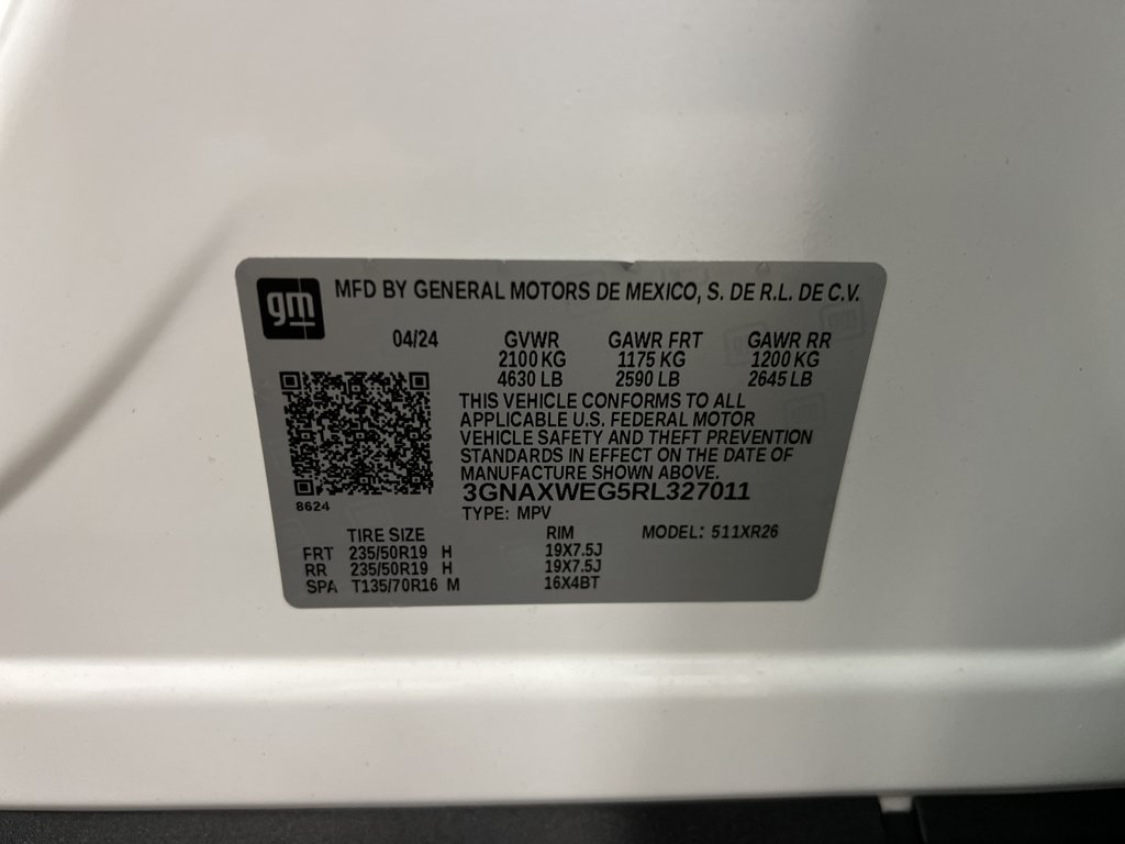 Certified 2024 Chevrolet Equinox RS AWD/4WD image 28
