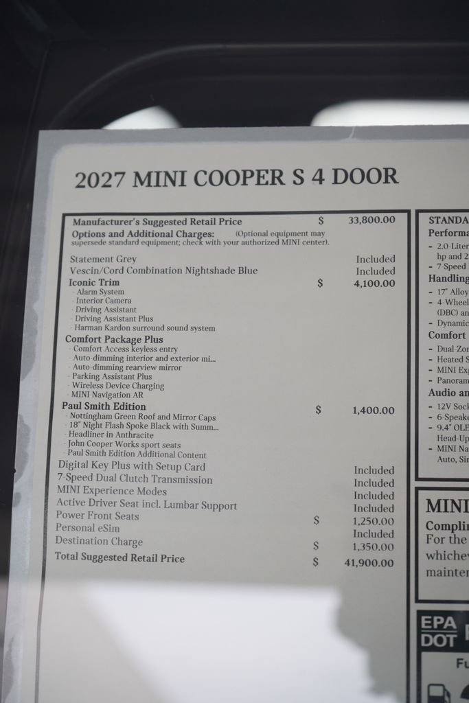 New 2027 MINI Cooper S FWD image 6
