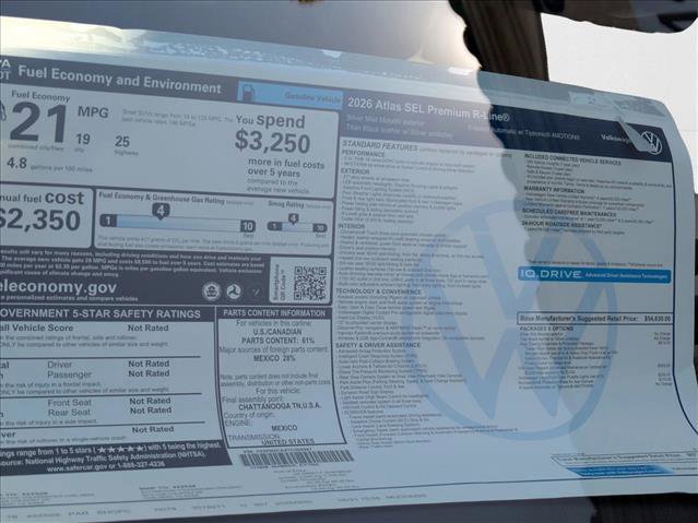 New 2026 Volkswagen Atlas SEL Premium R-Line AWD/4WD image 18