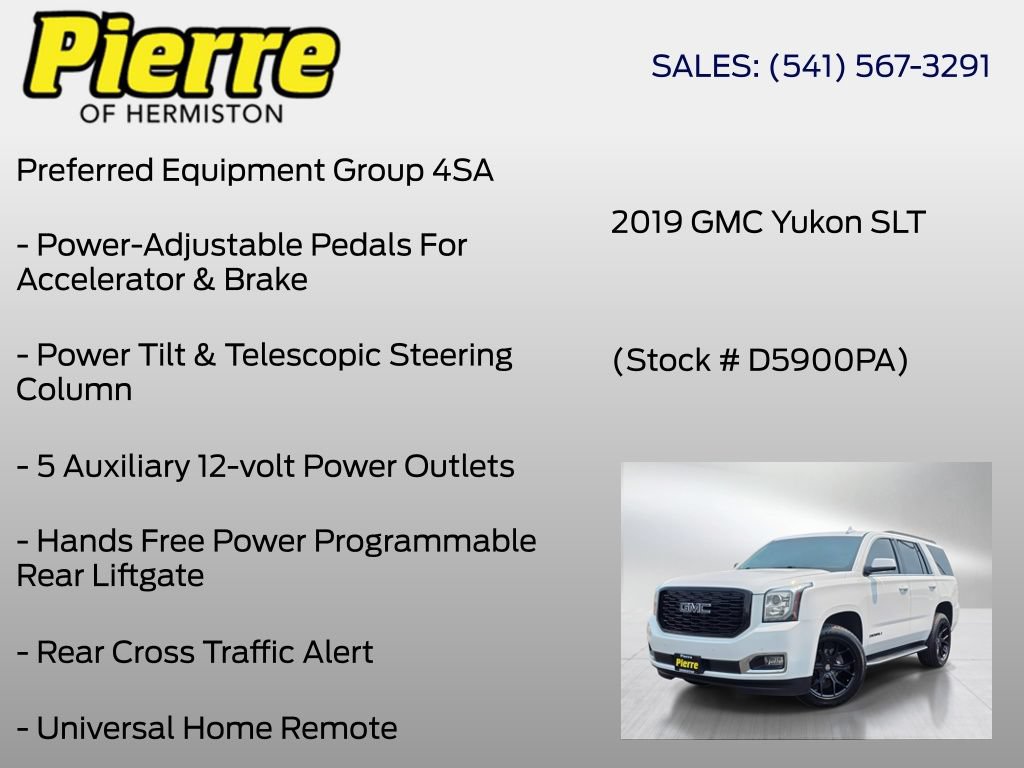Used 2019 GMC Yukon SLT AWD/4WD image 12