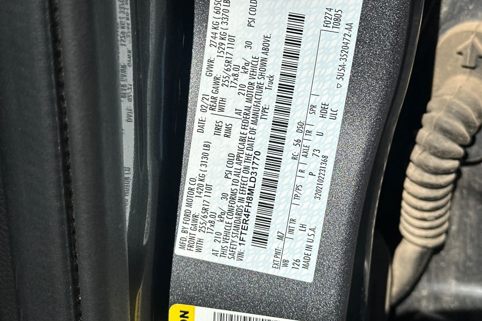 Used 2021 Ford Ranger XLT w/ Equipment Group 302A High AWD/4WD image 27
