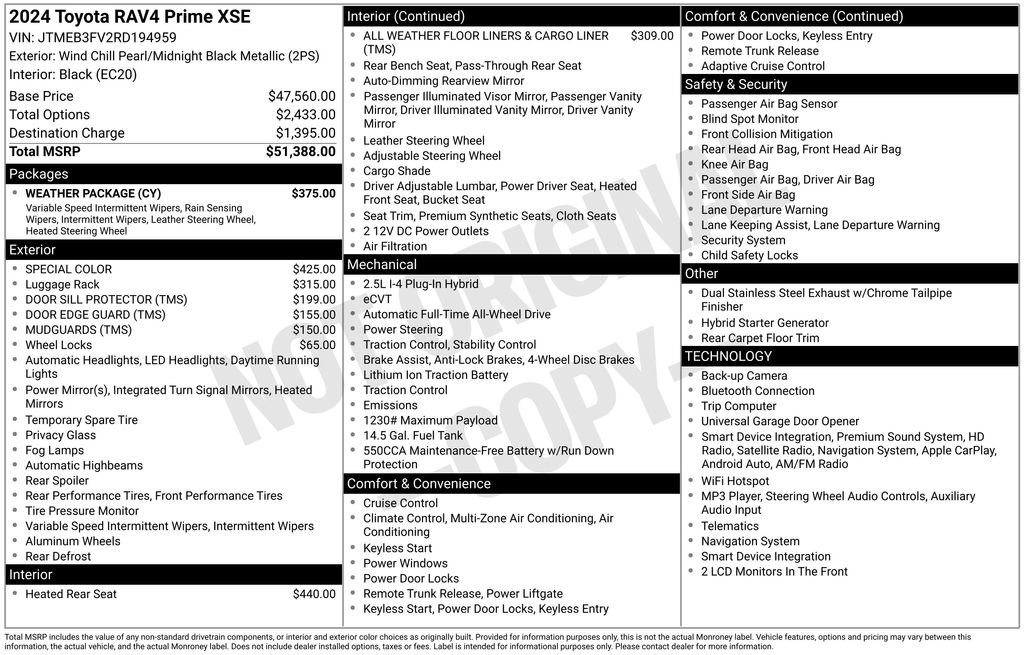 Certified 2024 Toyota RAV4 XSE w/ Weather Package AWD/4WD image 34