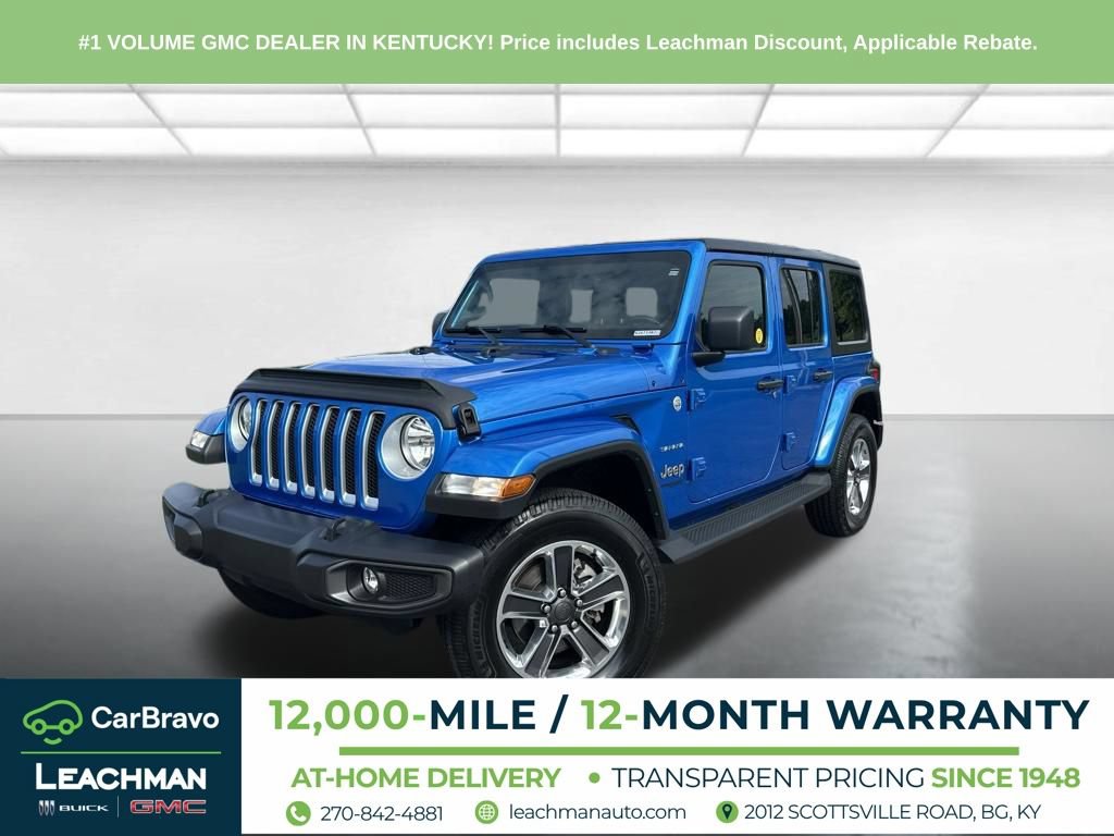 Used 2022 Jeep Wrangler Unlimited Sahara AWD/4WD image 1