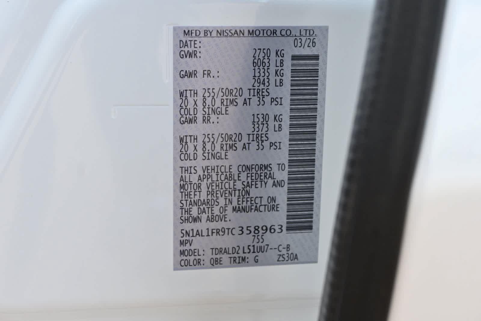 Certified 2026 INFINITI QX60 Luxe w/ Cargo Package FWD image 26