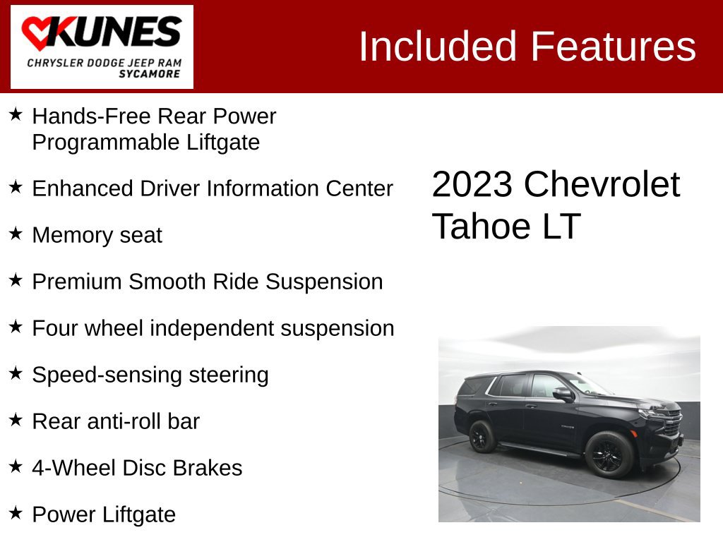 Used 2023 Chevrolet Tahoe LT AWD/4WD image 4